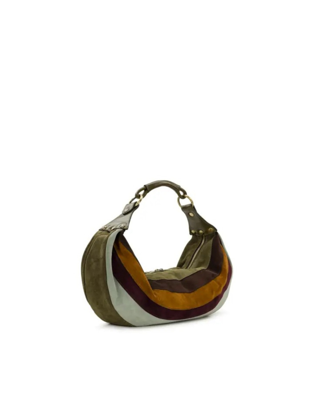 New Fall 2026 collection Patricia Nash Bente Hobo - Suede Color block Hobo-NWT - Picture 3 of 7